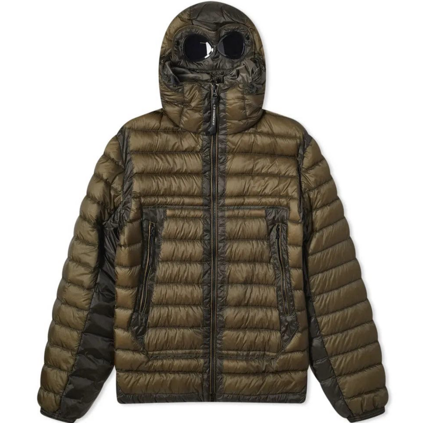 CP Company Dark Olive Goggle DD Shell Jacket