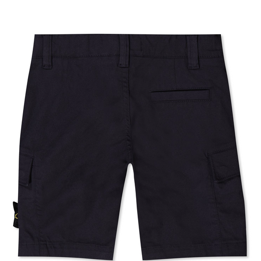 Stone Island Junior Navy Cargo Bermuda Shorts
