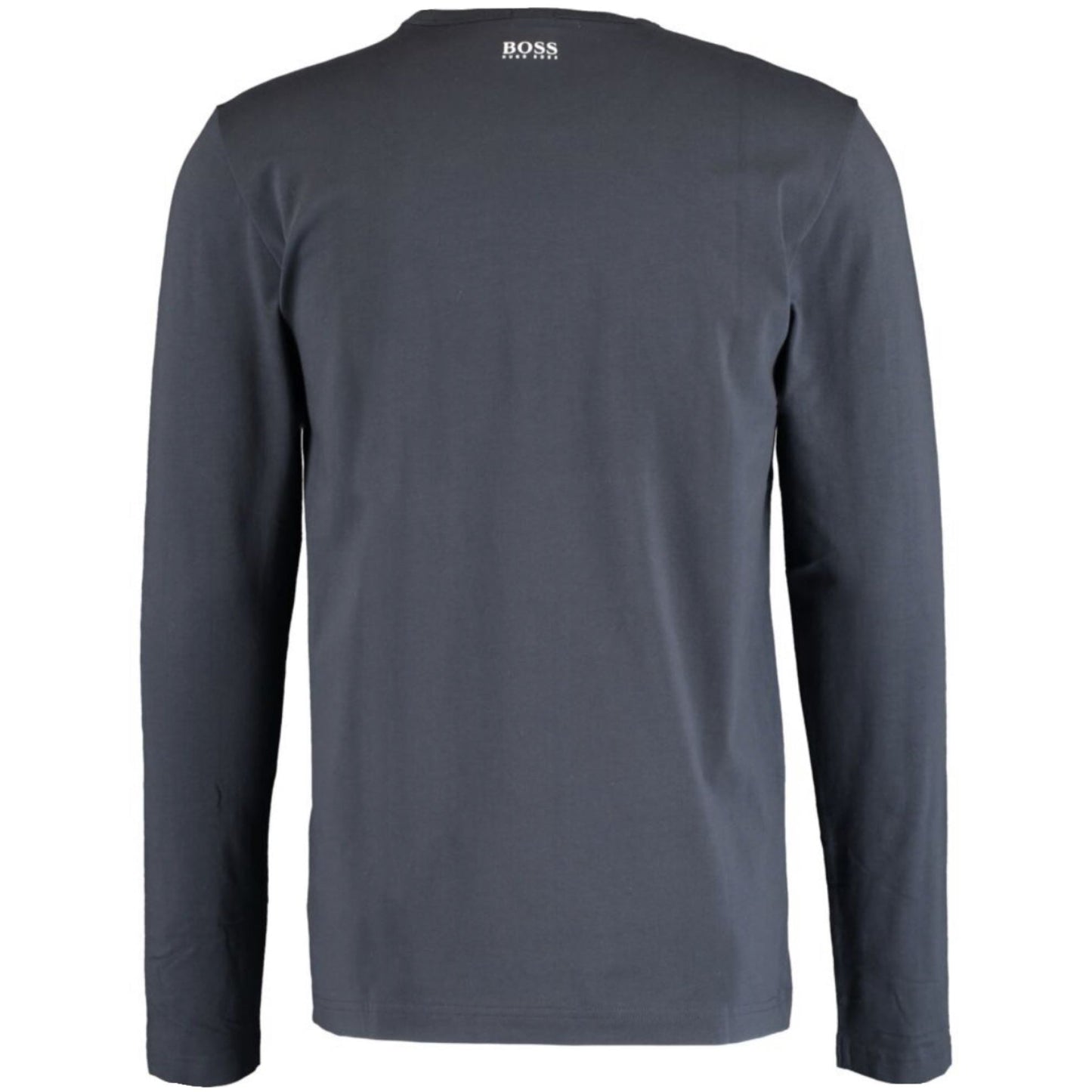 Hugo Boss Navy Printed Long Sleeve T-Shirt