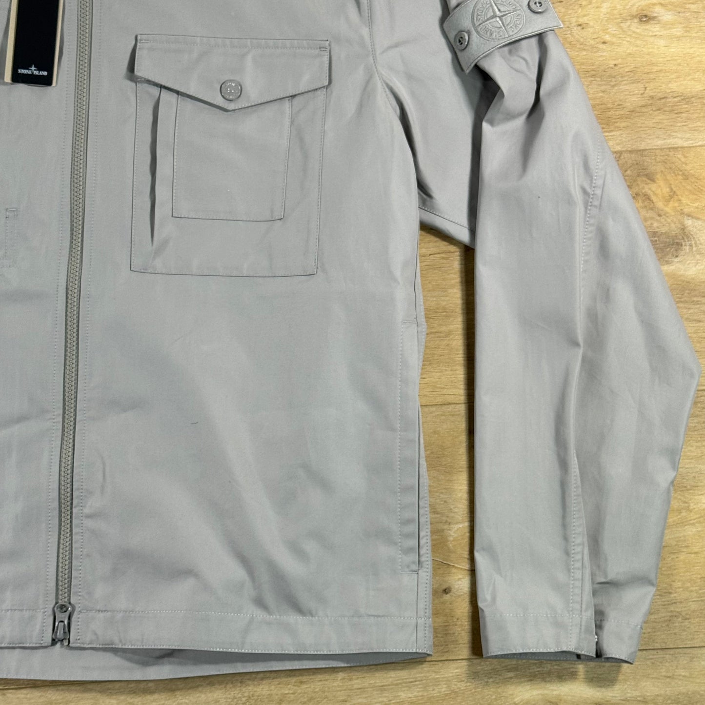 Stone Island Ghost Overshirt in Dust Grey