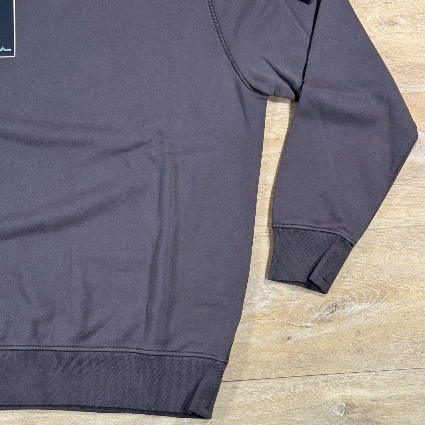 Stone Island Crewneck Fleece Sweatshirt in Charcoal Grey