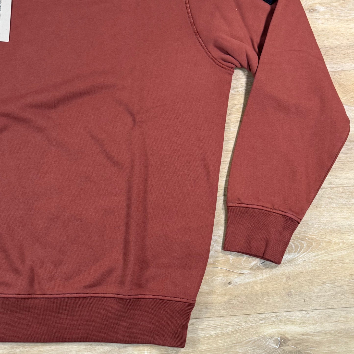 Stone Island Crewneck Fleece Sweatshirt in Brick Red