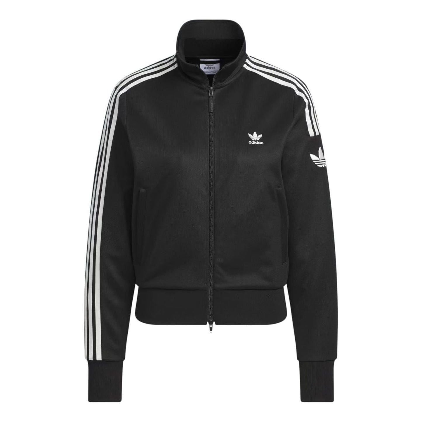 (WMNS) adidas Retro Trefoil Sports Jacket 'Black' JI7536