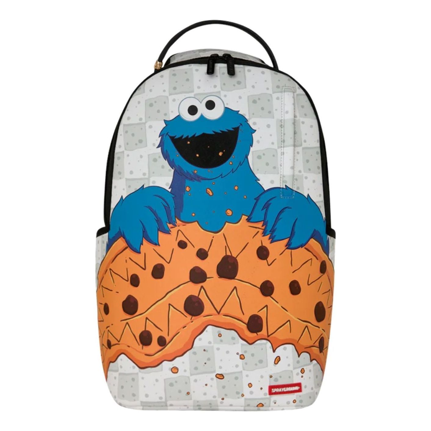 Sprayground x Sesame Street Cookie Monster Shark Dlxsr Backpack 'White' G6913-61