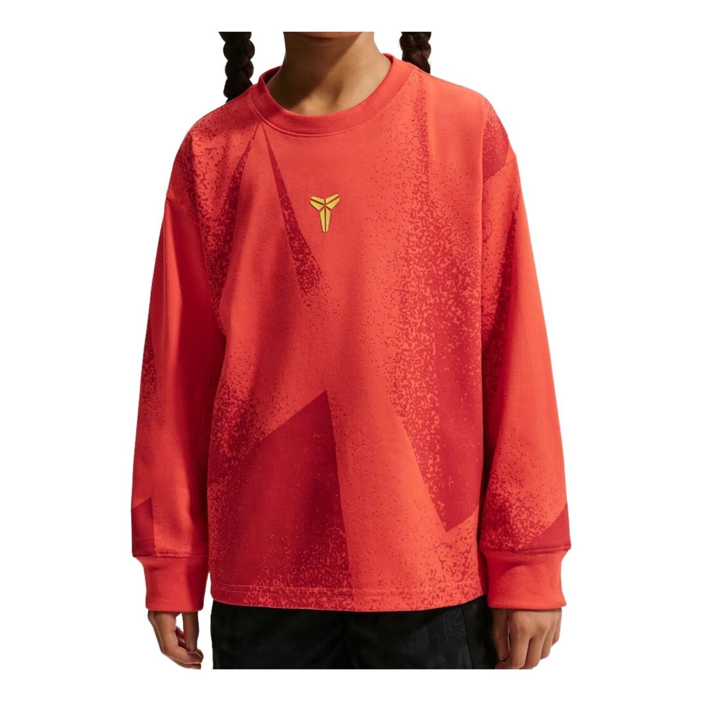 (GS) Nike Kobe Dri-FIT Max90 Long-Sleeve T-Shirt 'Light Crimson' IO1148-696