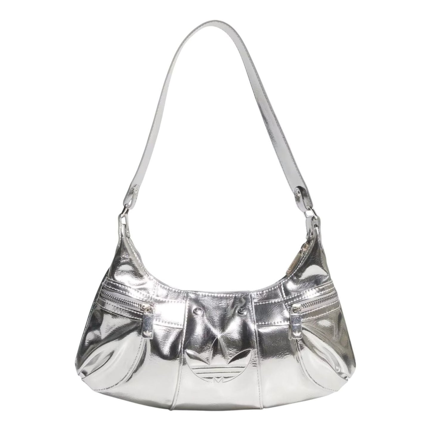 (WMNS) adidas HOBO PU Leather Bag 'Silver' KC2771