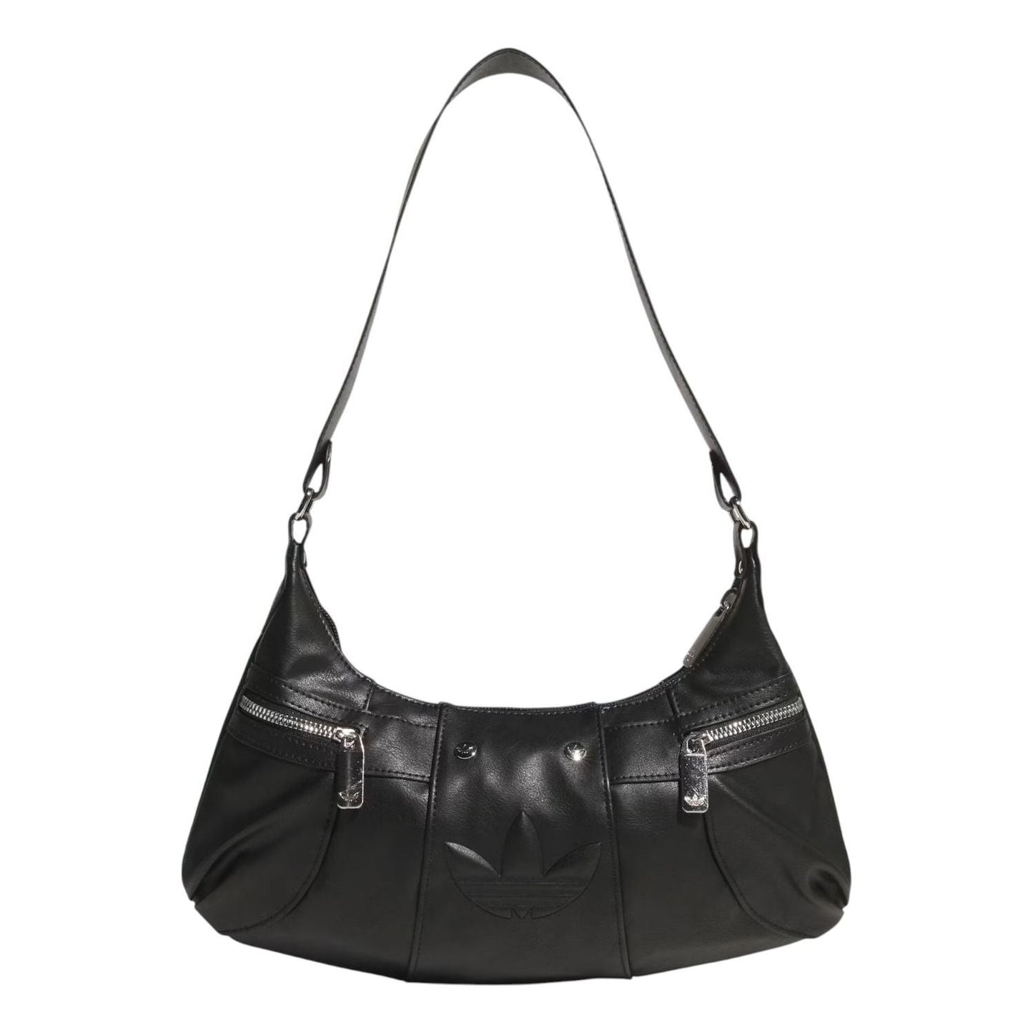 (WMNS) adidas HOBO PU Leather Bag 'Black' KF4485