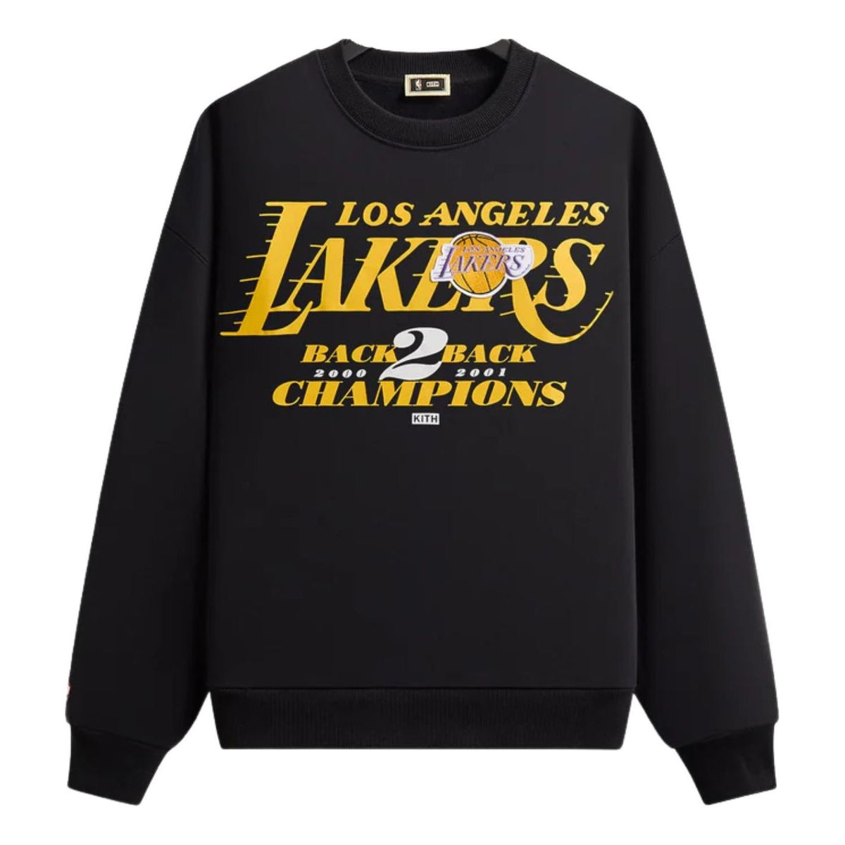 Kith for NBA All-Star Los Angeles Lakers Nelson Crewneck 'Black' KHM034950-001