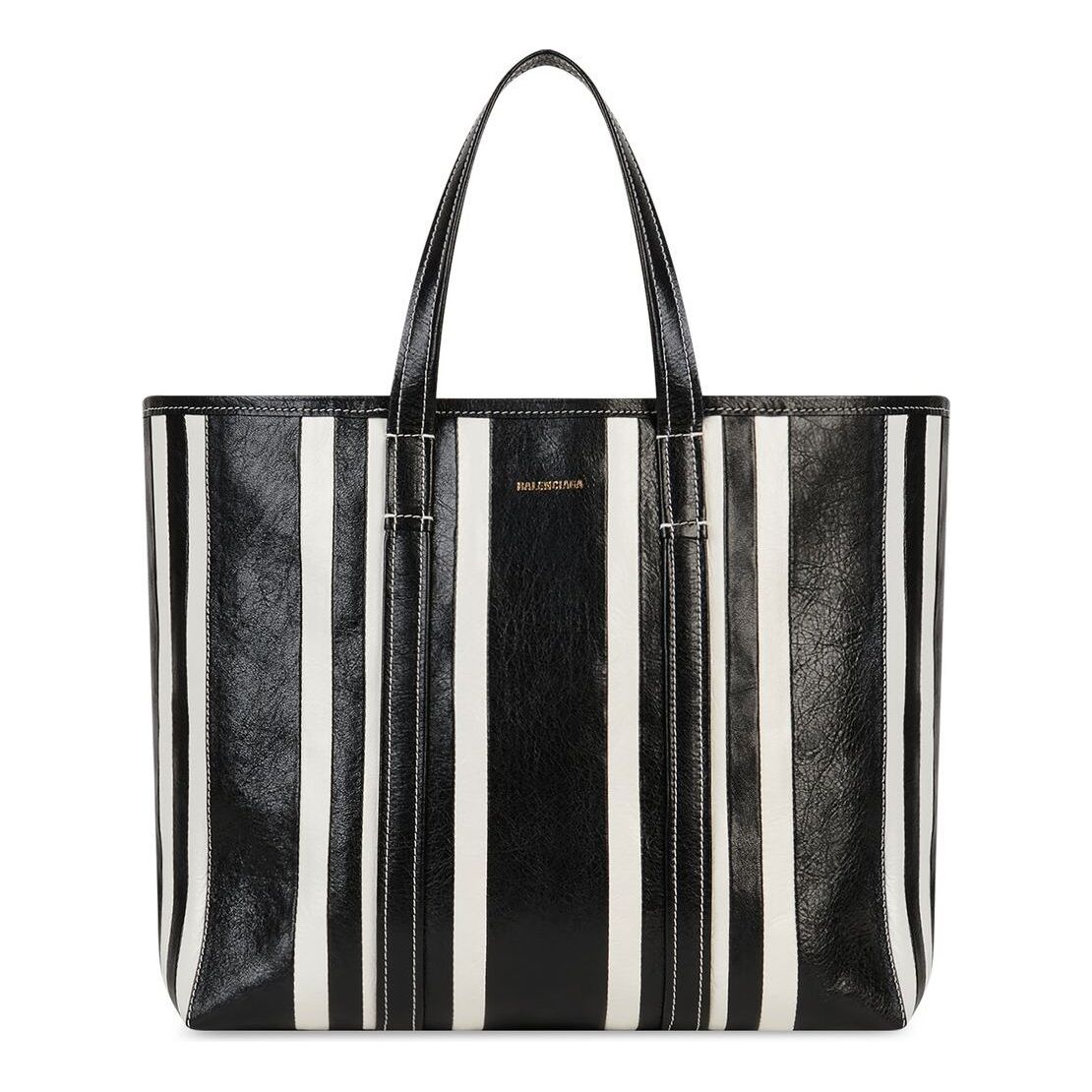 (WMNS) Balenciaga Barbes Medium East-West Shopper Bag 'Black' 6714091VGAN1090