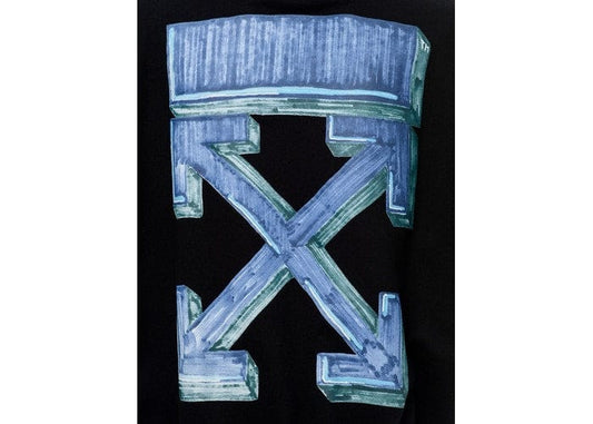 OFF WHITE BLACK MARKER ARROWS LONG SLEEVE BLACK/BLUE