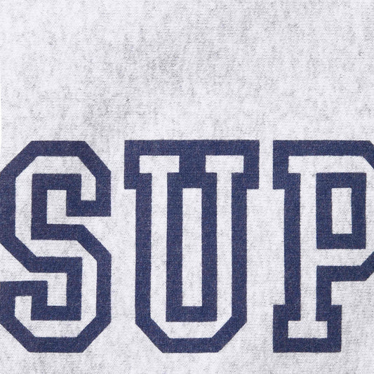 Supreme Grey Logo Hoodie