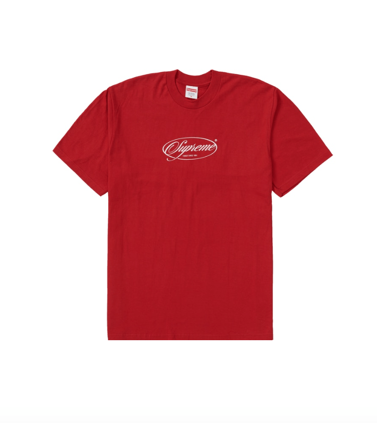 SUPREME FINEST TEE RED
