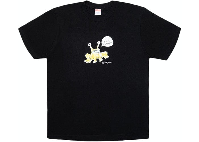 SUPREME DANIEL JOHNSTON FROG TEE BLACK