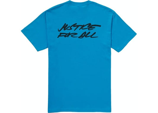SUPREME FUTURA LOGO TEE BLUE
