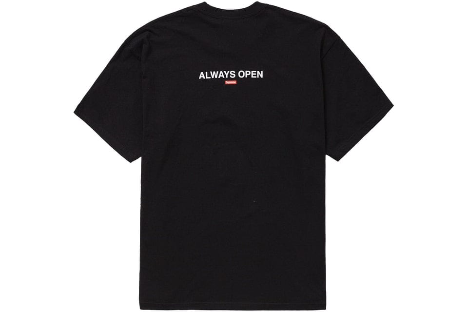 SUPREME GASS TEE BLACK