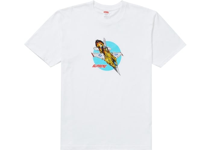 SUPREME JET TEE WHITE FW20