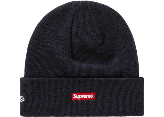 SUPREME NEW ERA S LOGO BEANIE FW20 NAVY