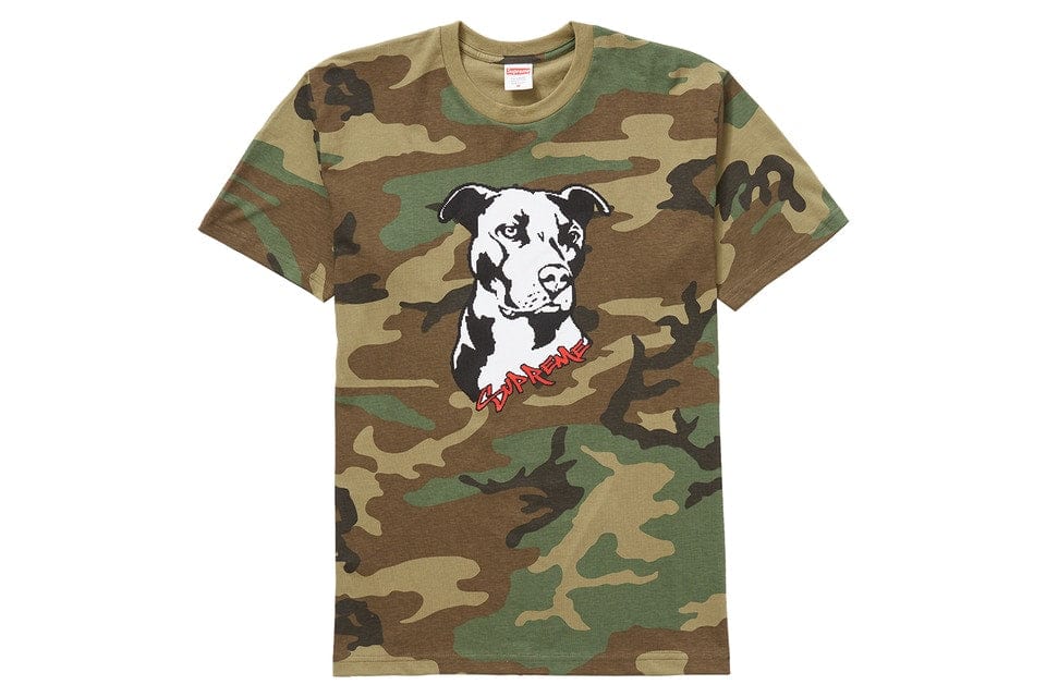 SUPREME PITBULL CAMO TEE