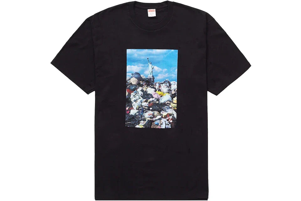 SUPREME TRASH TEE BLACK