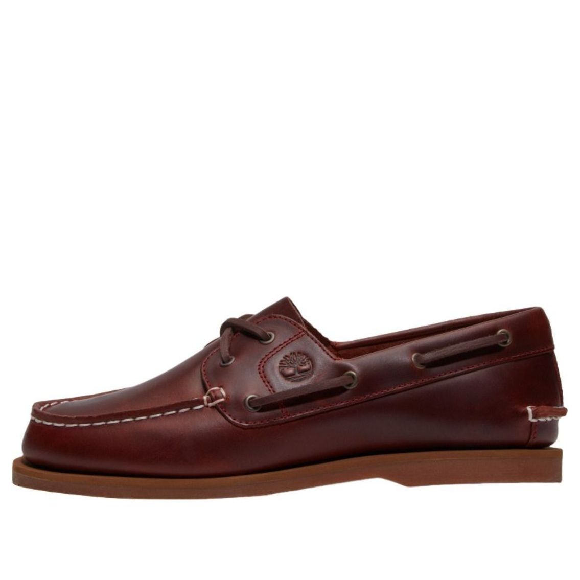 (WMNS) Timberland Classic Boat 'Burgundy Full Grain' TB0A2Q9XEIW1