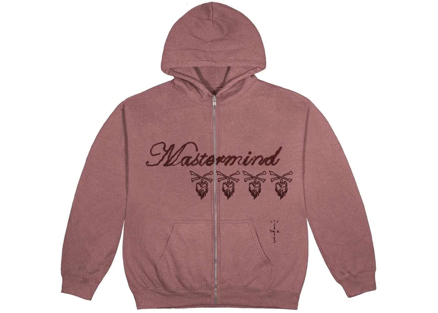 TRAVIS SCOTT CACTUS JACK FOR MASTERMIND ZIP UP MAUVE