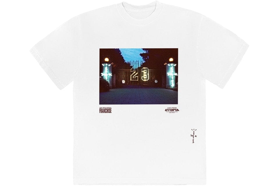 TRAVIS SCOTT GATES T-SHIRT WHITE