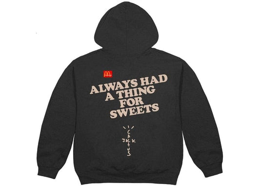 TRAVIS SCOTT X MCDONALD'S APPLE PIE HOODIE BLACK