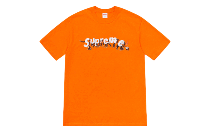 SUPREME APES TEE ORANGE