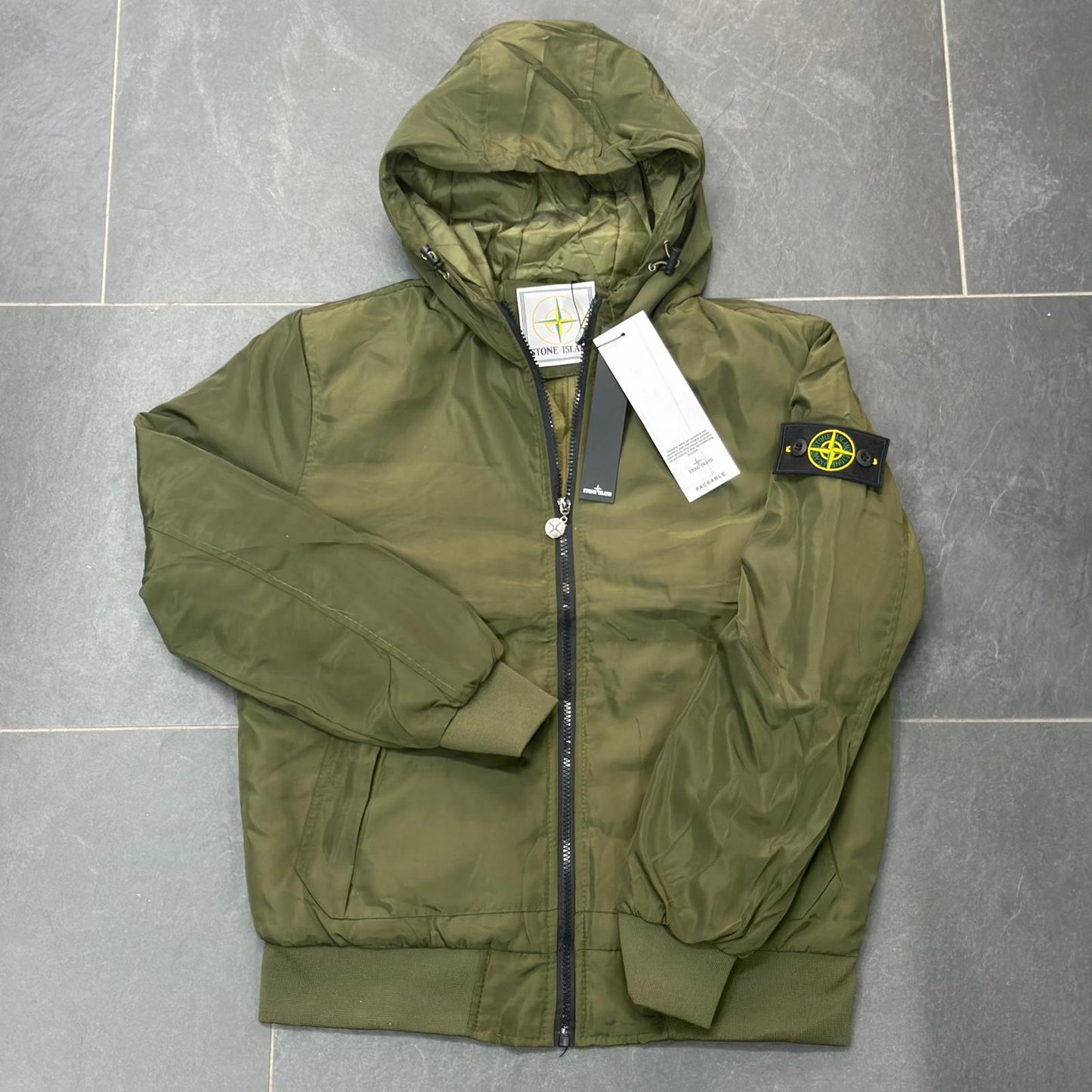 GIUBBINO PRIMAVERILE STONE ISLAND COLORE VERDE