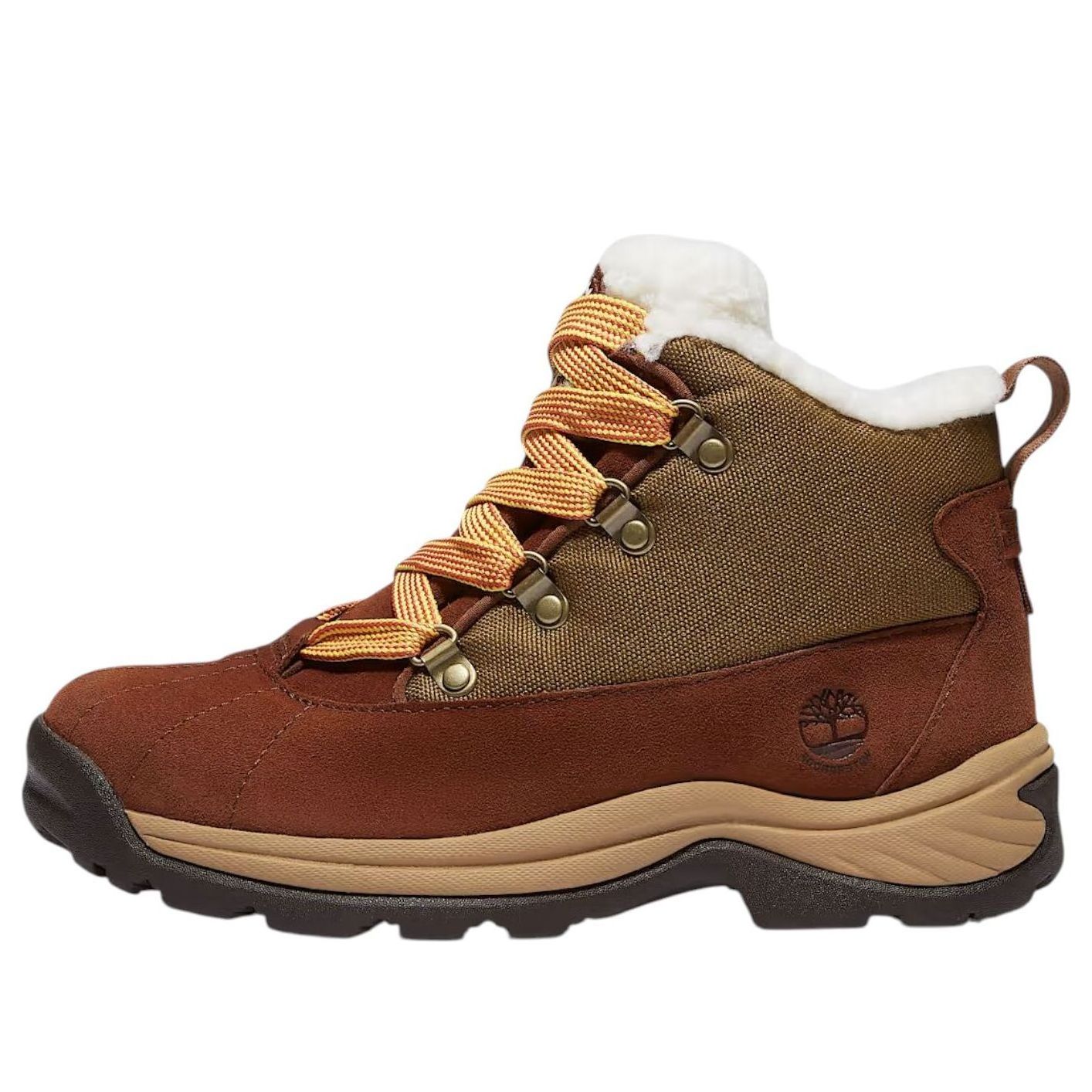(WMNS) Timberland White Ledge Waterproof Snow Boot 'Brown Gold' TB0A43W8ES4