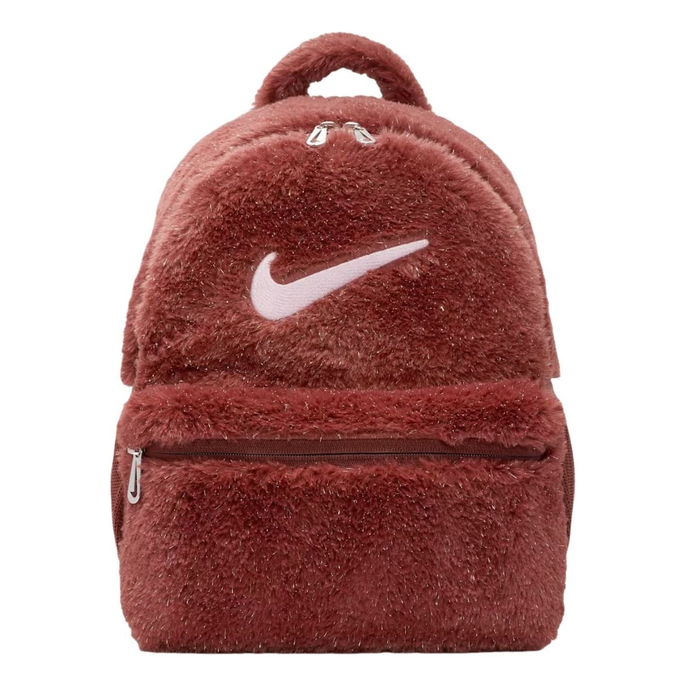 (GS) Nike Faux Fur 11L Backpack 'Dark Pony Pink Foam' FZ1330-231