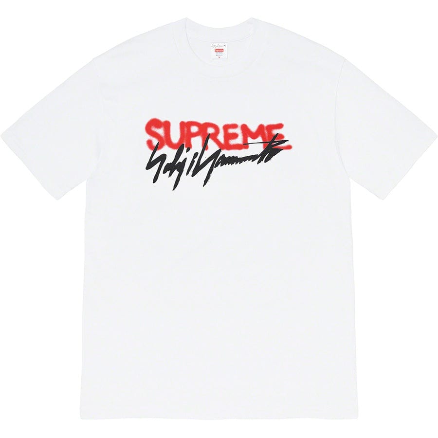 SUPREME X YOHJI YAMAMOTO LOGO TEE WHITE