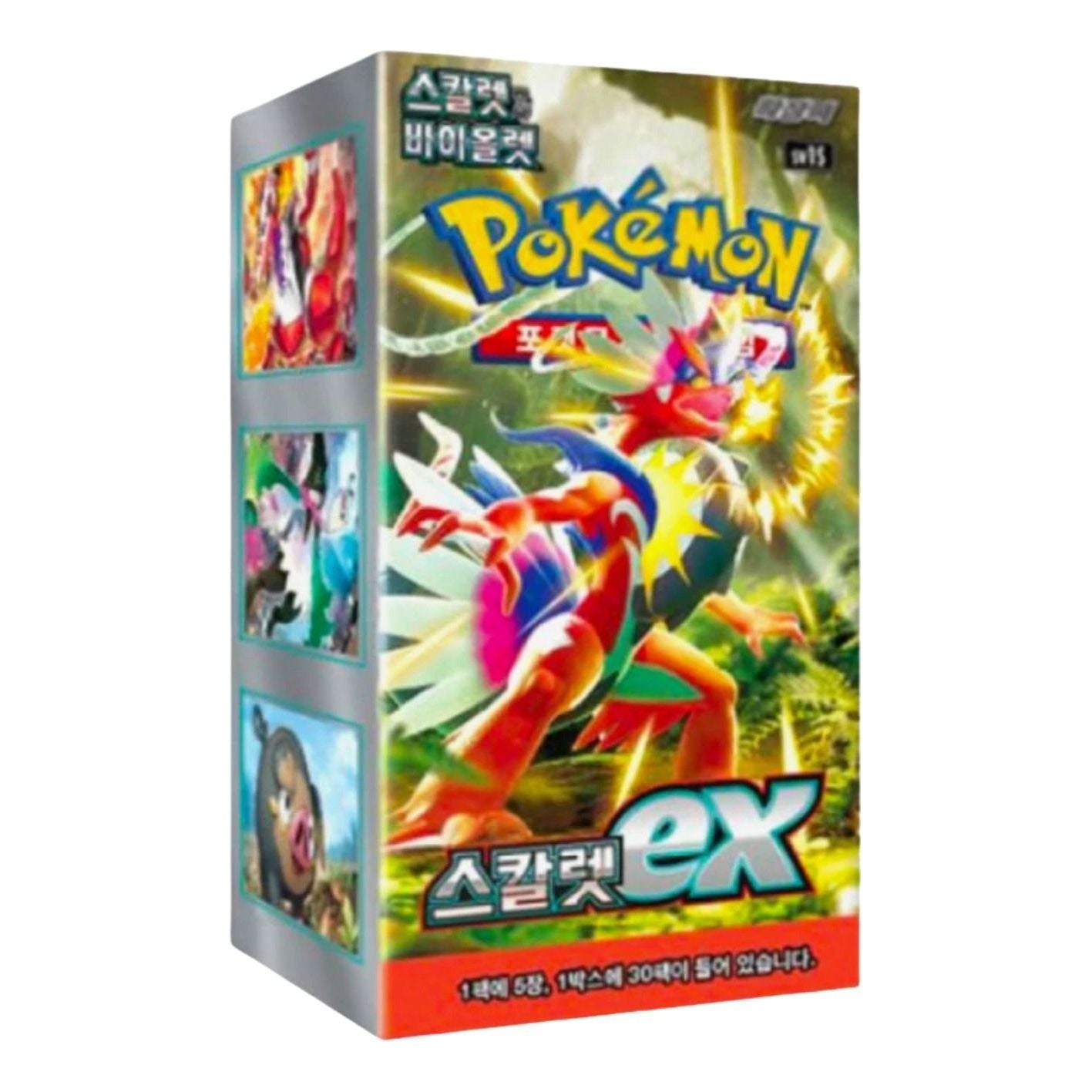 Pokemon Card KR Scarlet & Violet Expansion Pack Scarlet EX Box (30 Packs) PKMN-KR-109902