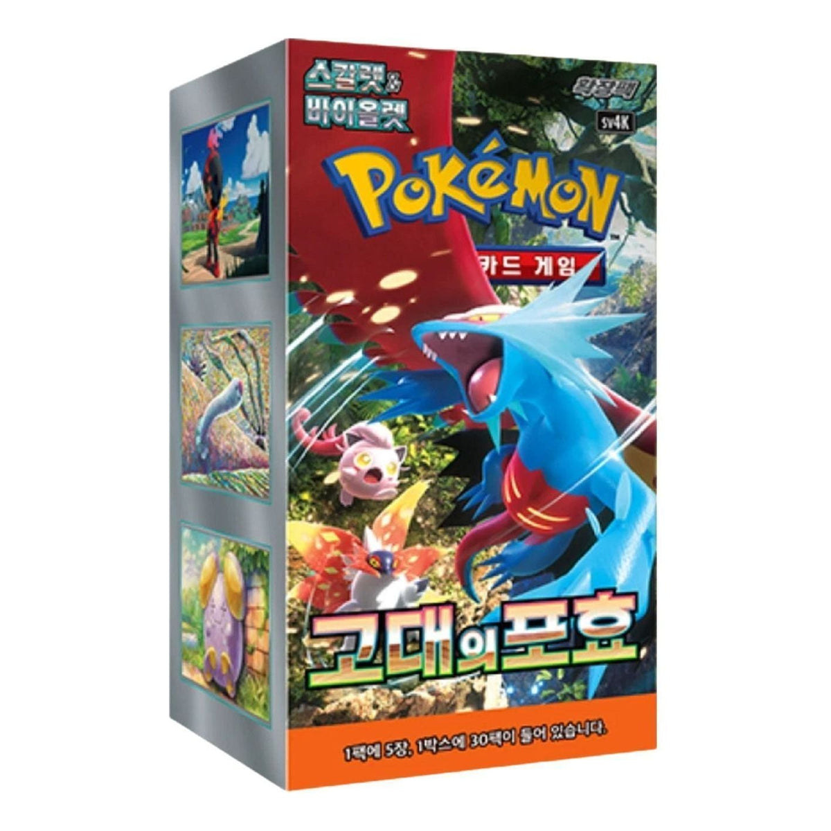 Pokemon Card KR Scarlet & Violet Expansion Pack Ancient Roar Box (30 Packs) PKMN-KR-432258