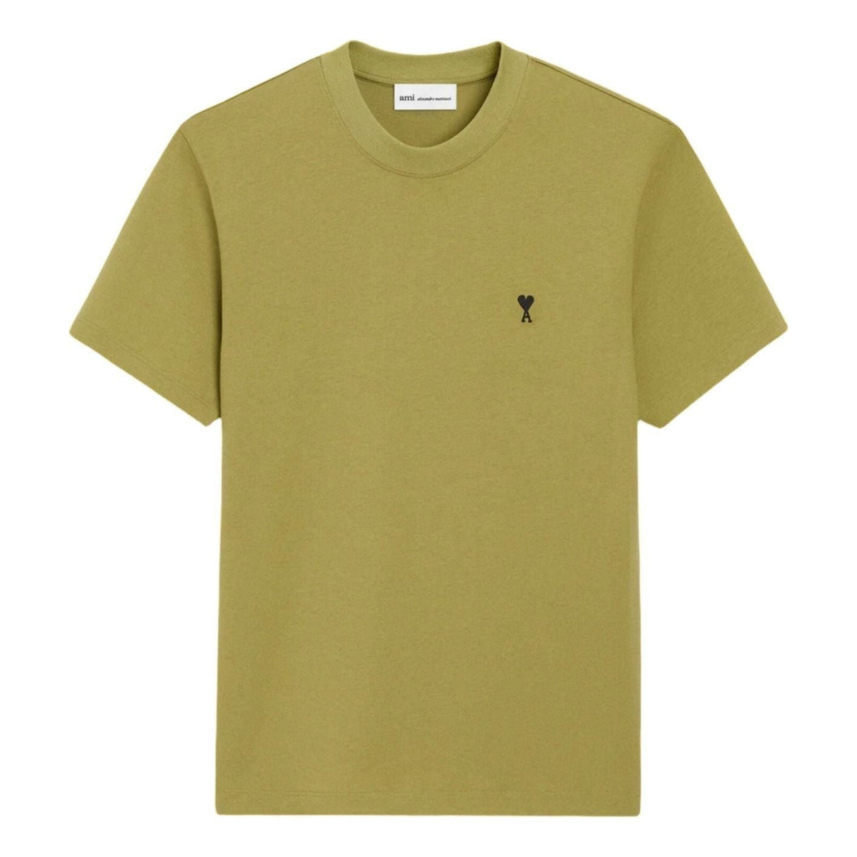 AMI Small Heart Logo T-Shirt 'Green' HTS346-724-A035