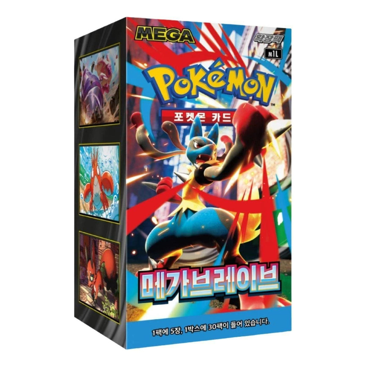 Pokemon Card KR Mega Expansion Pack Mega Brave Box (30 Packs) PKMN-KR-627566