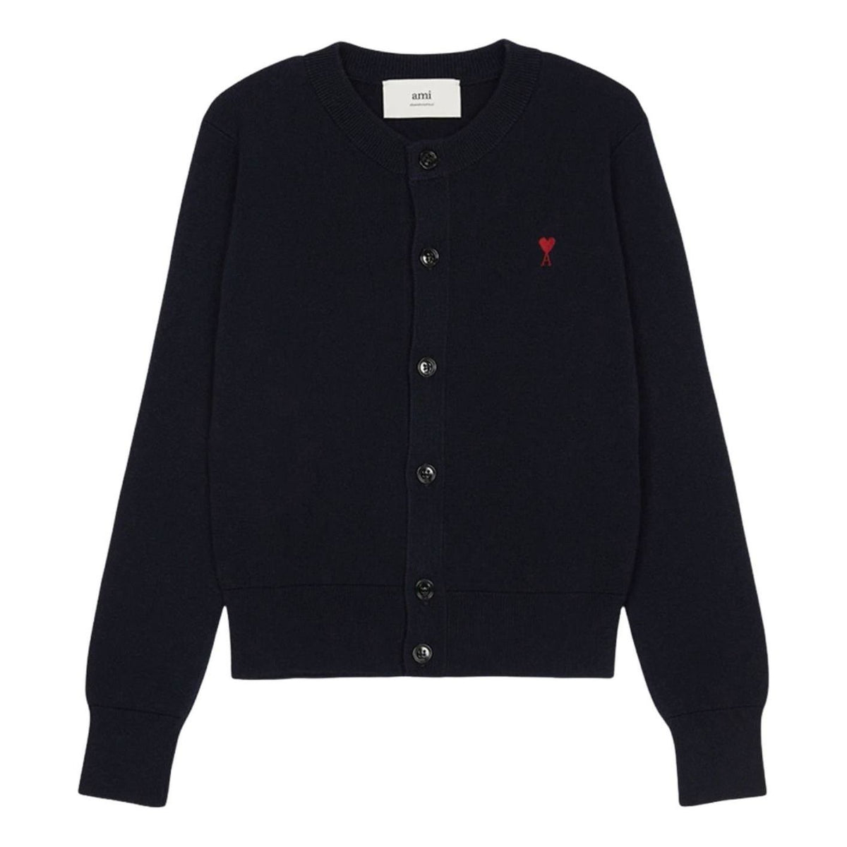 (WMNS) AMI Army Cardigan 'Navy' FKC361-001-414