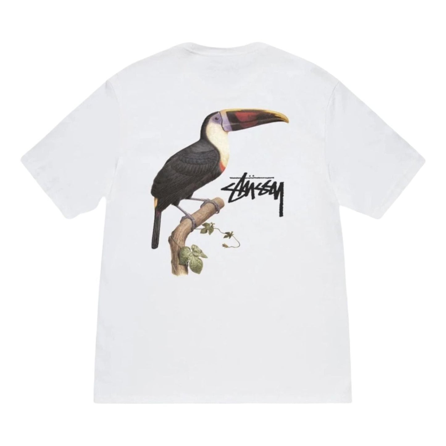 Stussy Toucan T-Shirt 'White' 1905069-WHIT