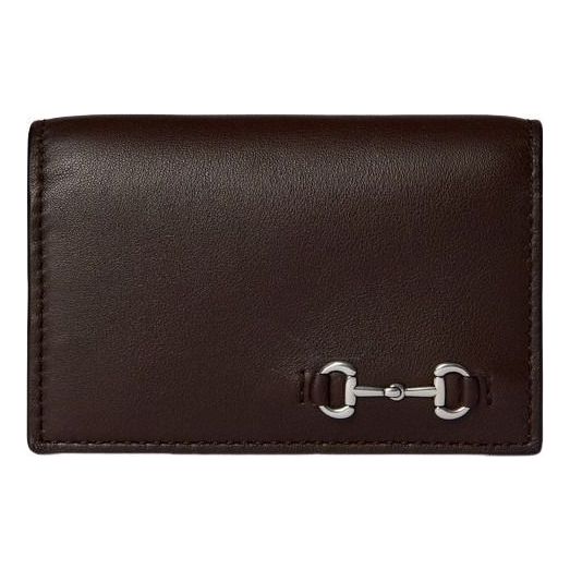 Gucci 25 Horsebit Long Card Case "Brown' 846956-AAFP1-2140