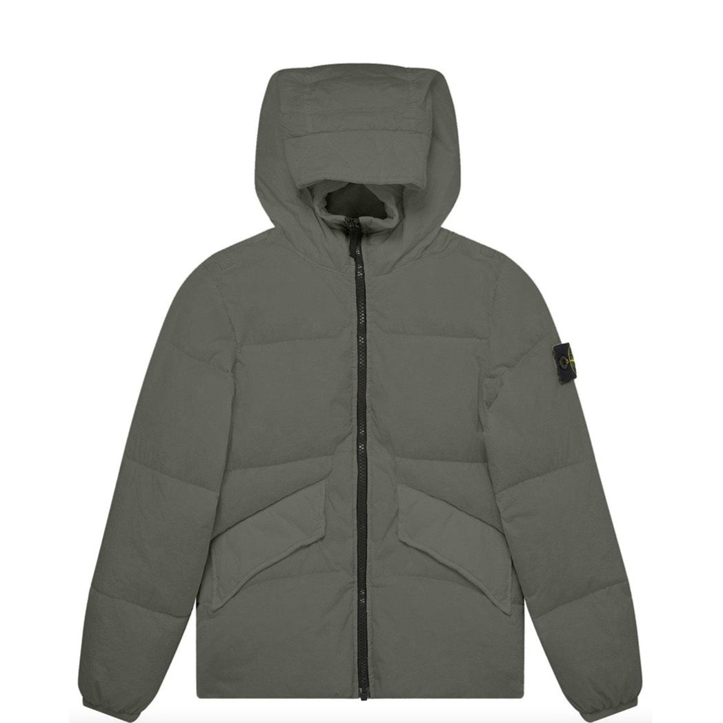 Stone Island Junior Crinkle Rep Down Jacket