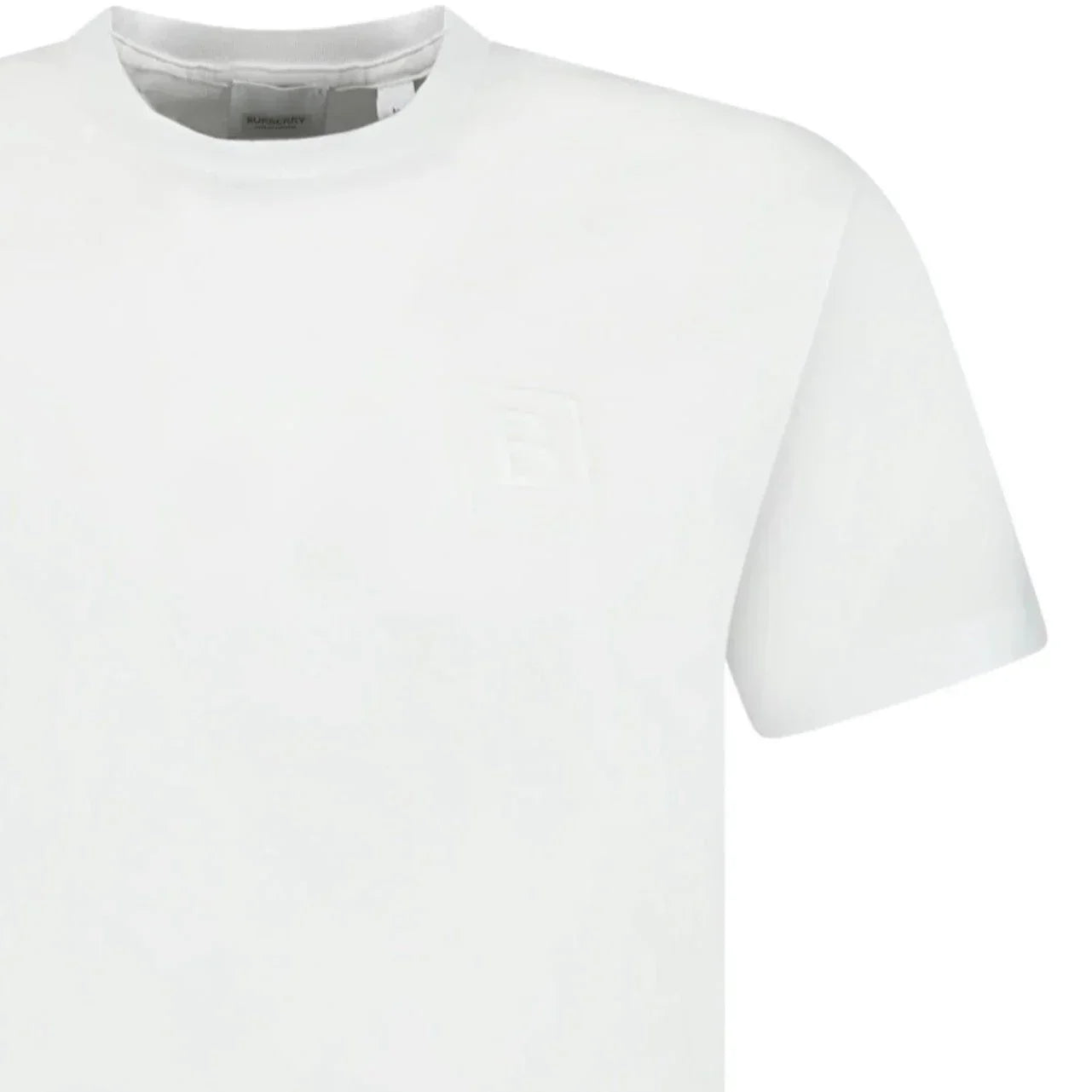 Burberry White Jenson Logo T-Shirt
