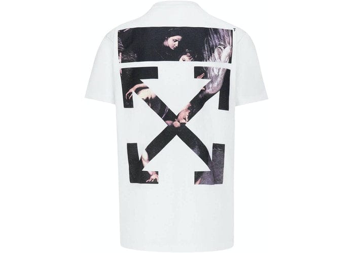 OFF WHITE CARAVAGGIO ARROW WHITE TEE