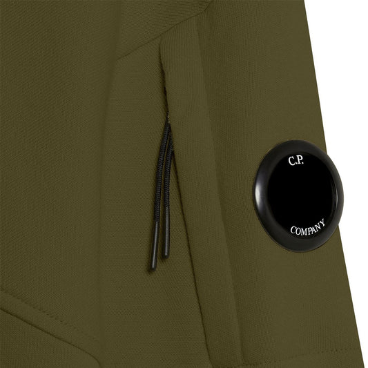 CP Company Khaki Zip Chest Sweatshirt