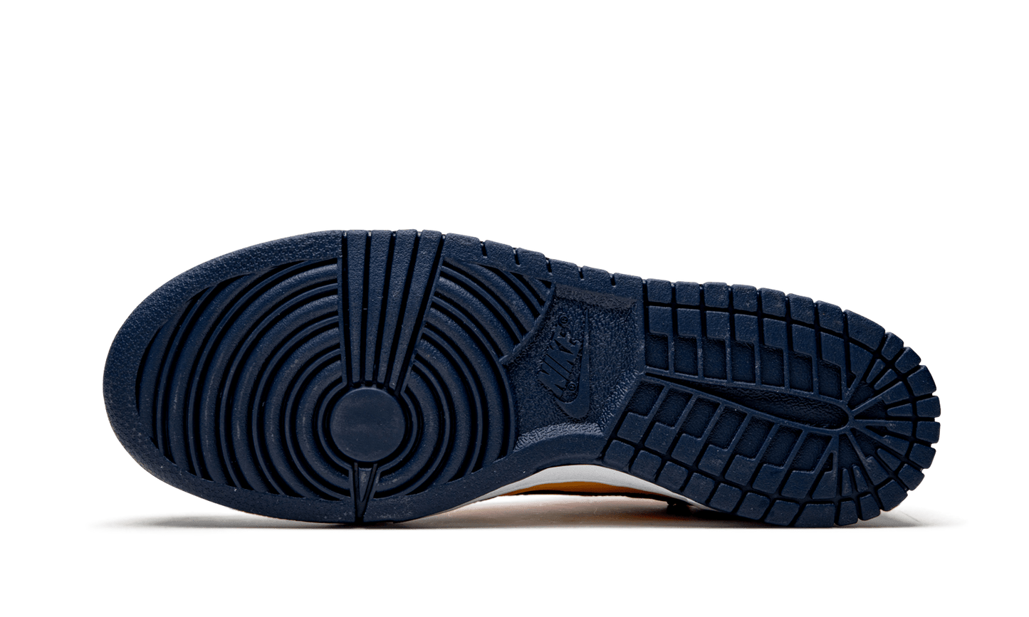 NIKE X OFF WHITE DUNK LOW UNIVERSITY GOLD / NAVY