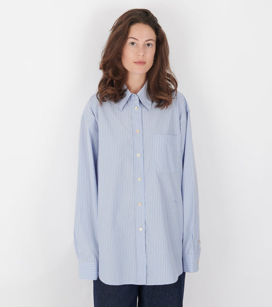 W Precious Shirt Typewriter Stripe Poplin
