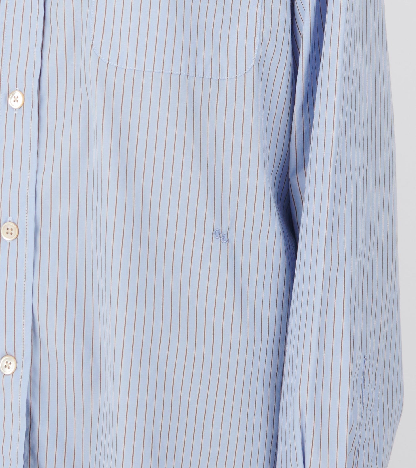 W Precious Shirt Typewriter Stripe Poplin