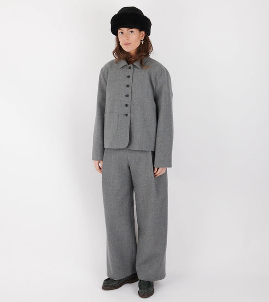 British Wool Georgia Trouser Light Grey