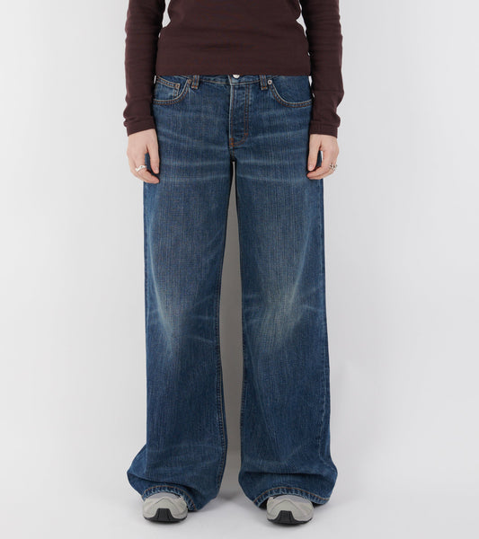 Kyoto Jeans Dark Blue Righe