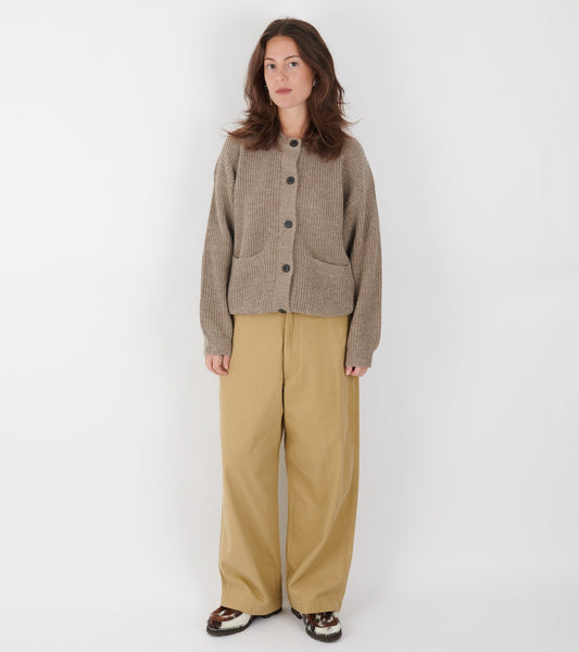 Wide Chino Pants Beige