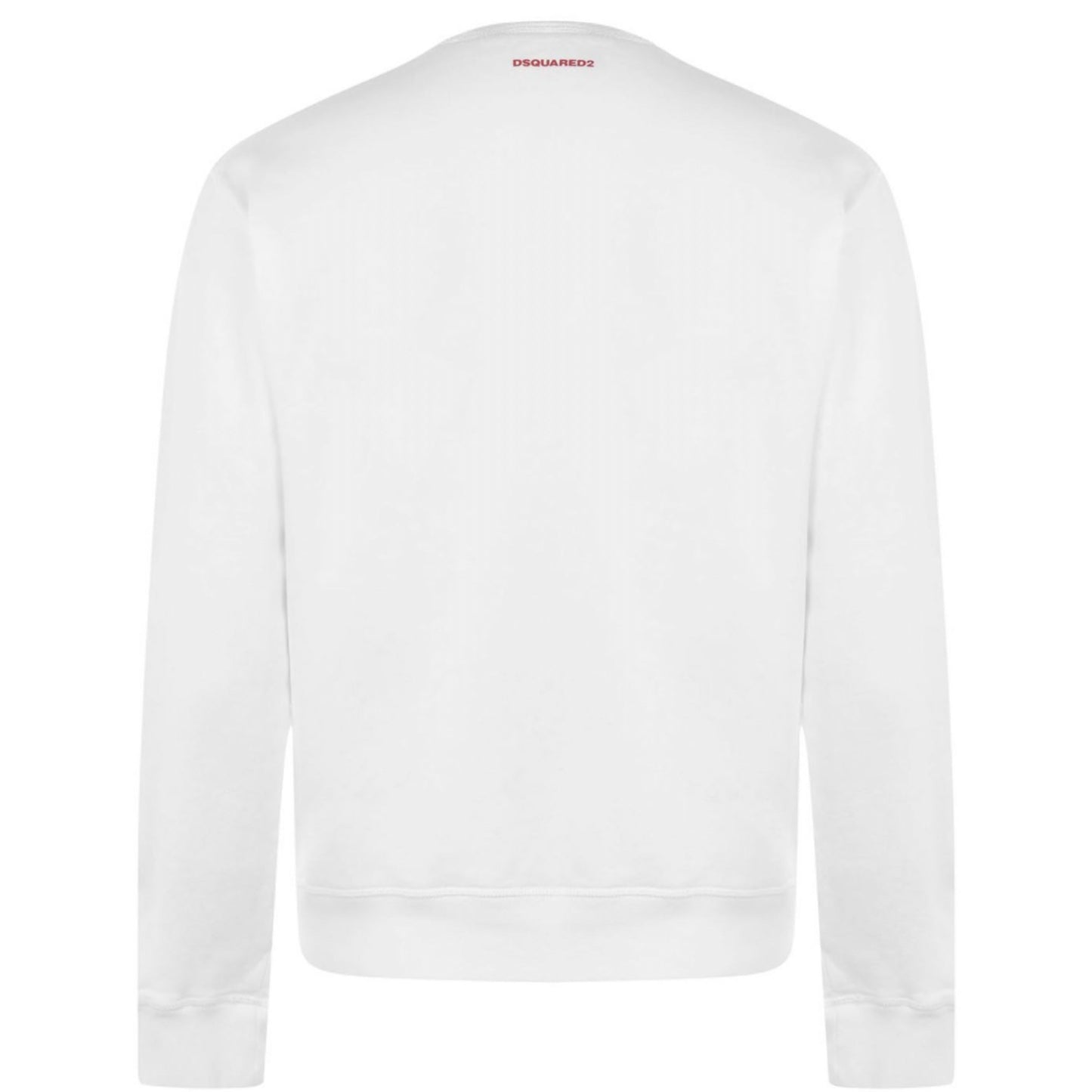 DSQUARED2 White Crewneck Sweatshirt